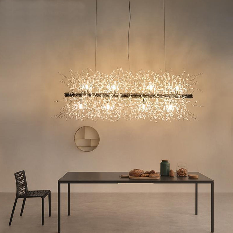 Modern Crystal Line Chandelier 5