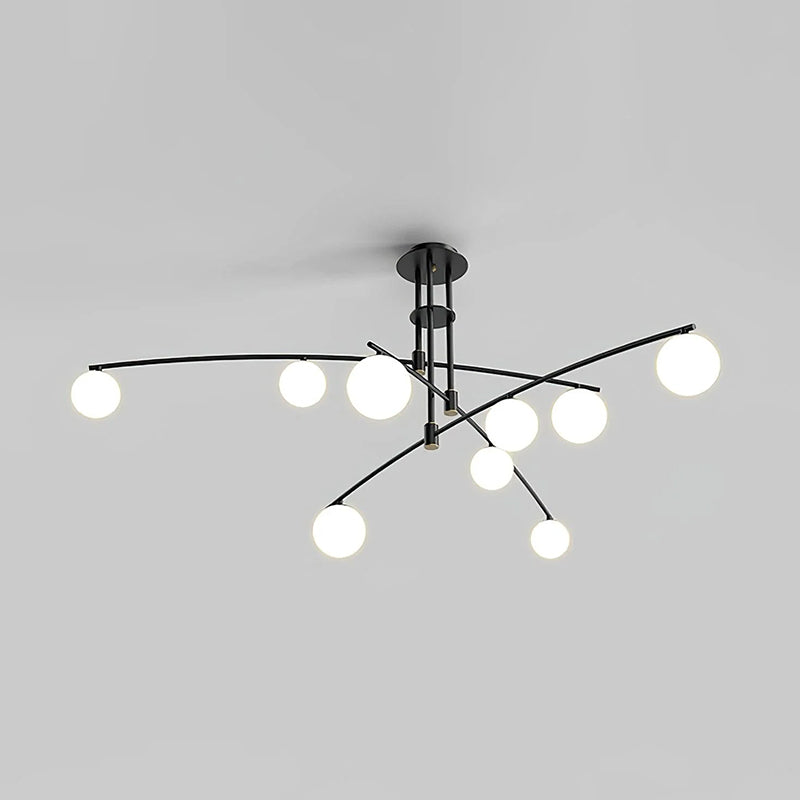 Modern Fishing Rod Chandelier 1