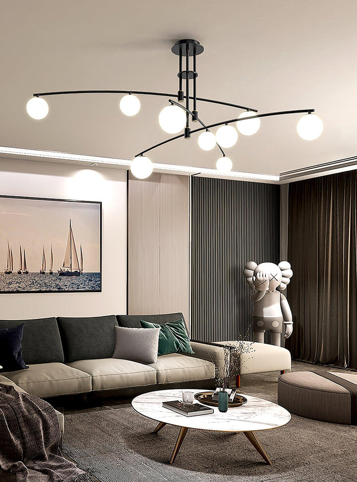 Modern Fishing Rod Chandelier 13