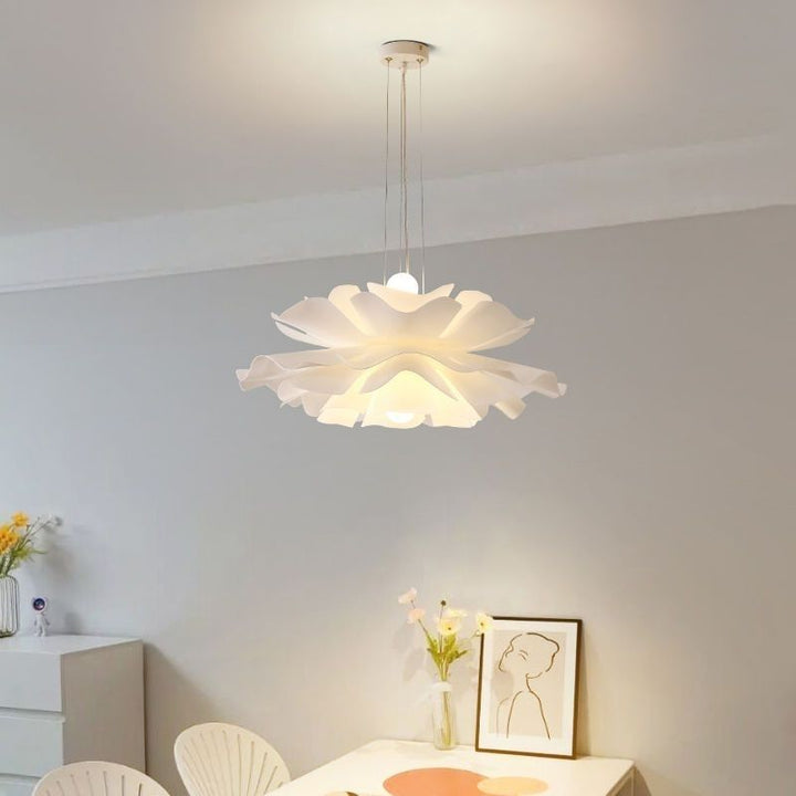 Modern Flower Pendant Light in a cream style house