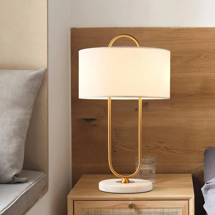 Modern High-Gloss Cloth Table Lamp-13