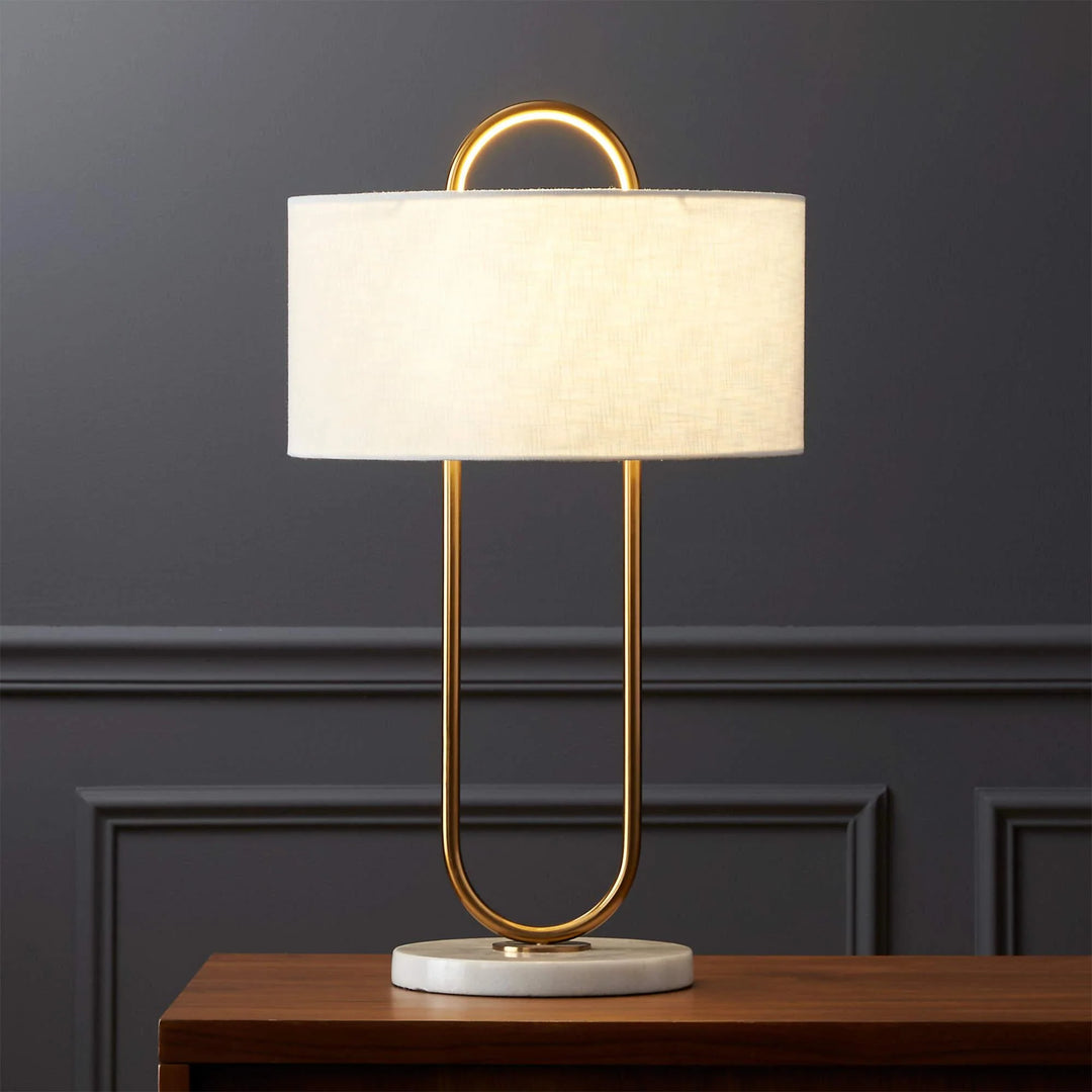 Modern High-Gloss Cloth Table Lamp-15