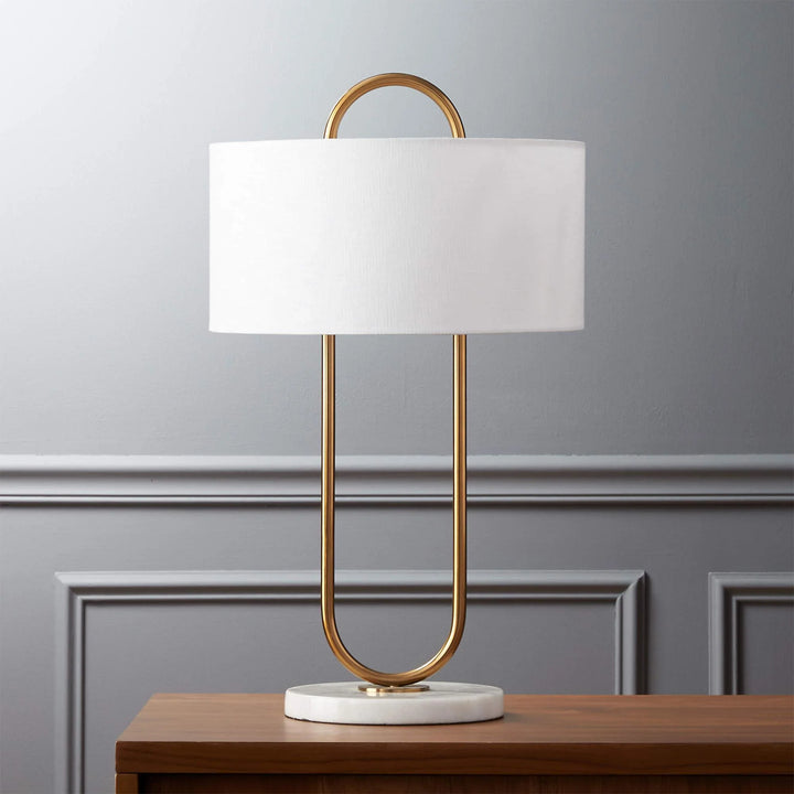 Modern High-Gloss Cloth Table Lamp-21