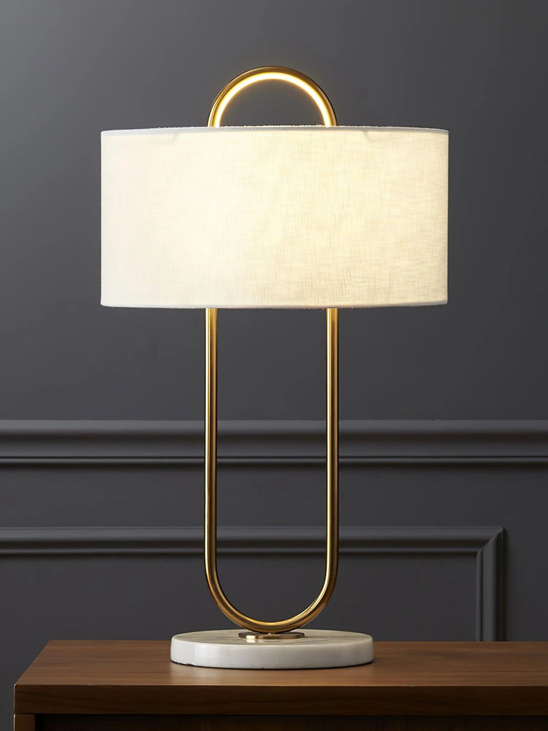 Modern High-Gloss Cloth Table Lamp-6