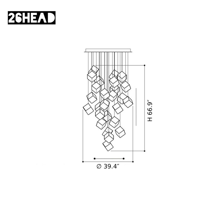 Modern_Ice_Block_Texture_Chandelier_A26