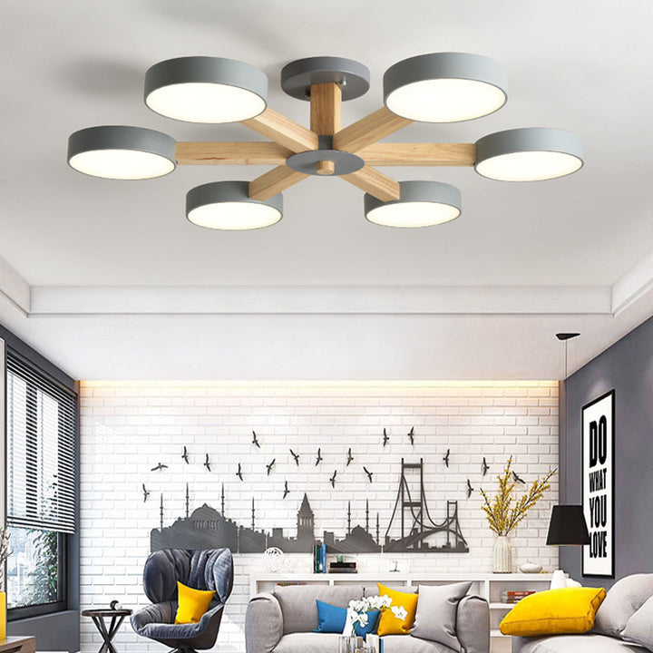 Modern LED Multi Stem Chandelier 10