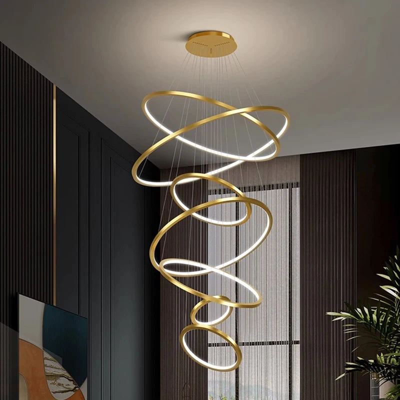 Modern LED Ring Chandelier near me