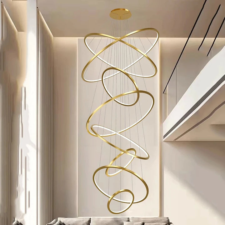 Modern LED Ring Chandelier online store