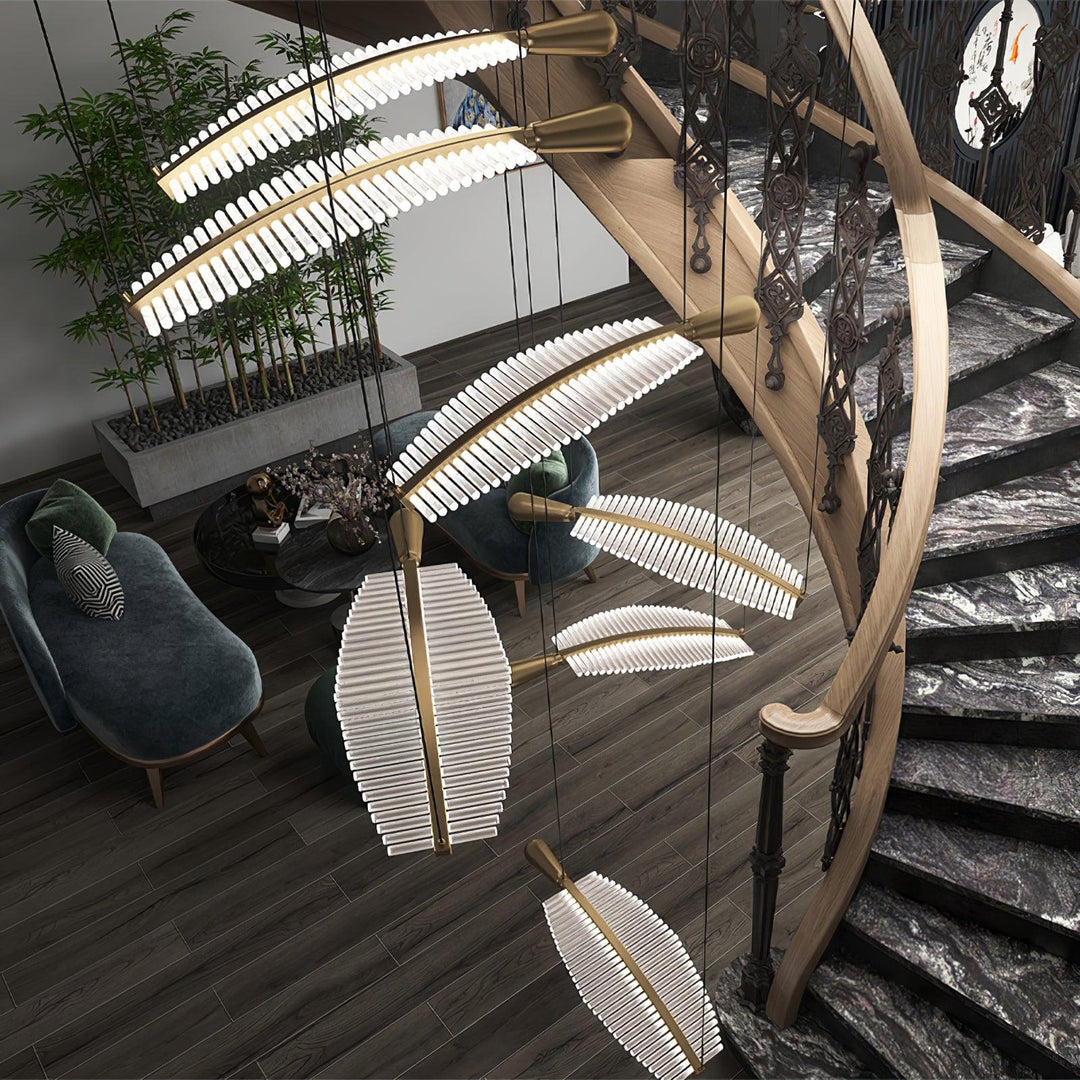 Modern Leaf LED Chandelier 2