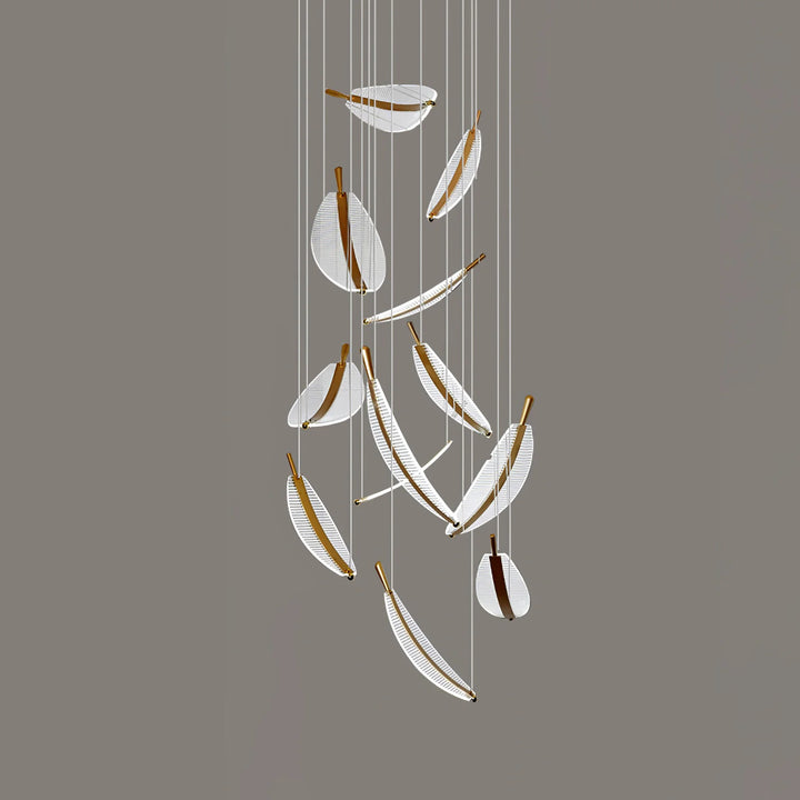 Modern Leaf LED Chandelier 24