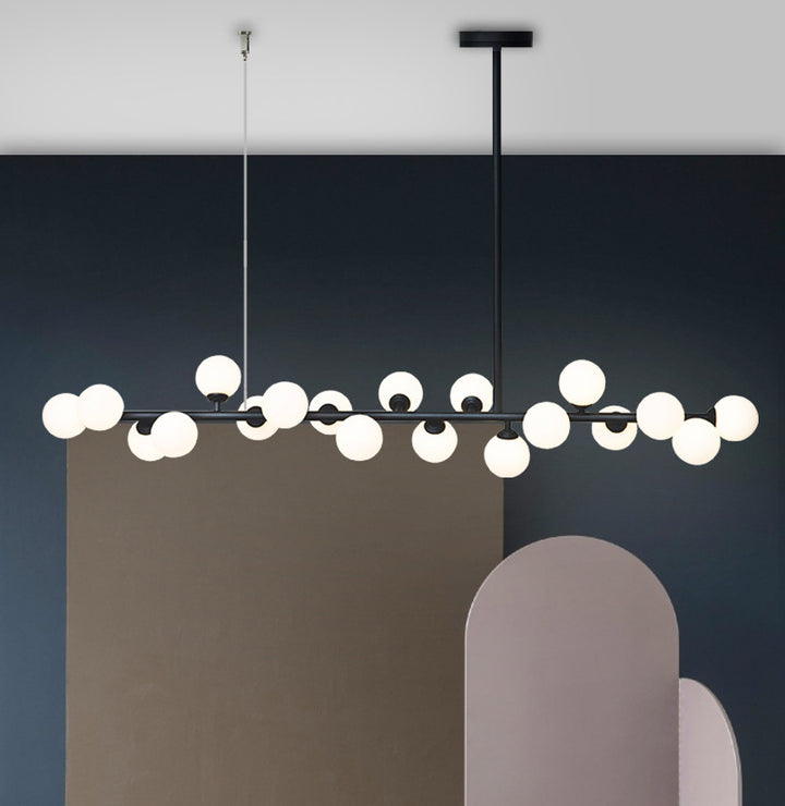 Modern Linear Balls Chandelier 10