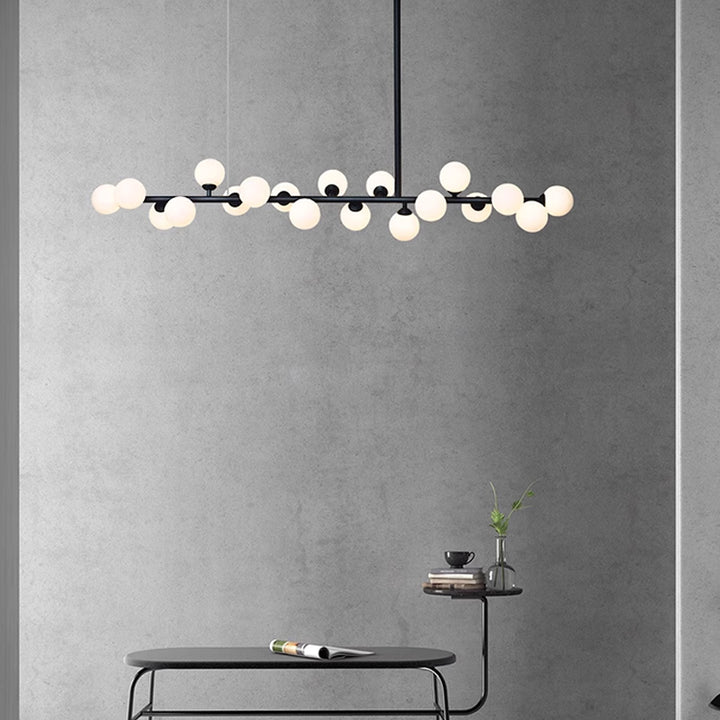 Modern Linear Balls Chandelier 12