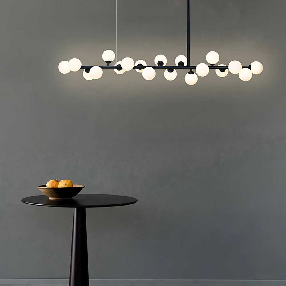 Modern Linear Balls Chandelier 4