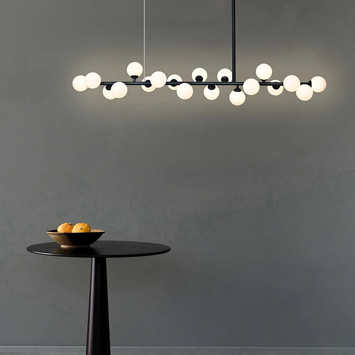 Modern Linear Balls Chandelier 4