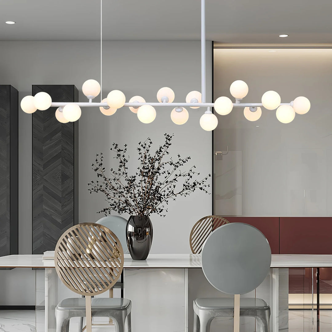 Modern Linear Balls Chandelier 8