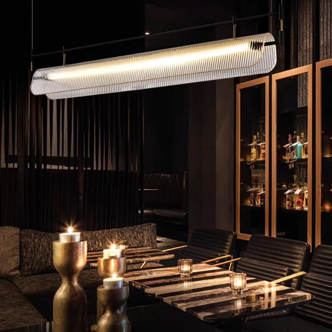 Modern Linear LED Chandelier 26