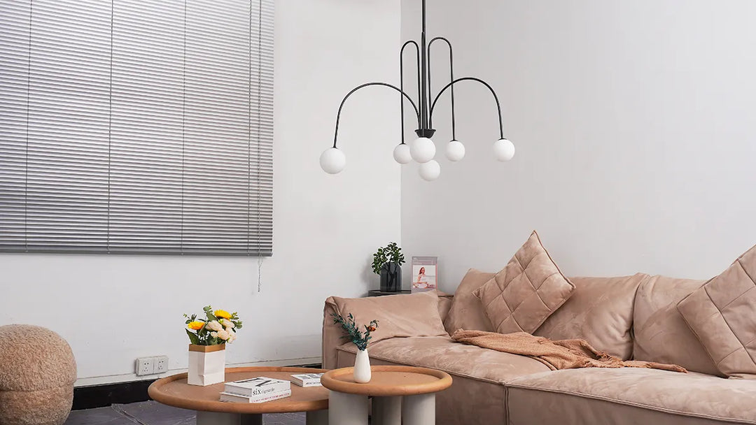 Modern Metal Glass Chandelier New 1