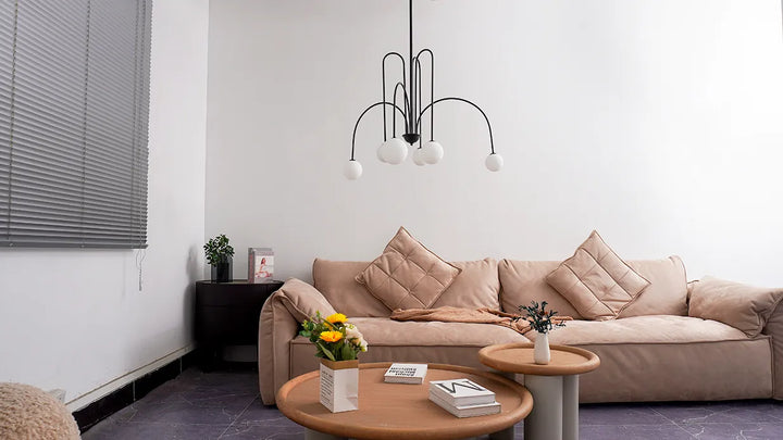 Modern Metal Glass Chandelier New 13