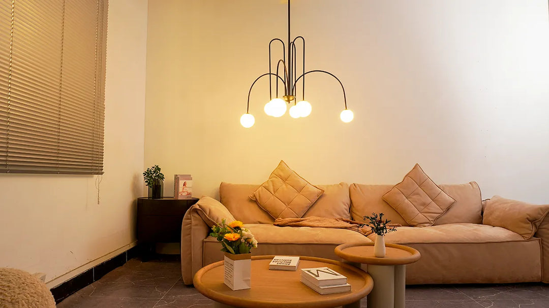Modern Metal Glass Chandelier New 15
