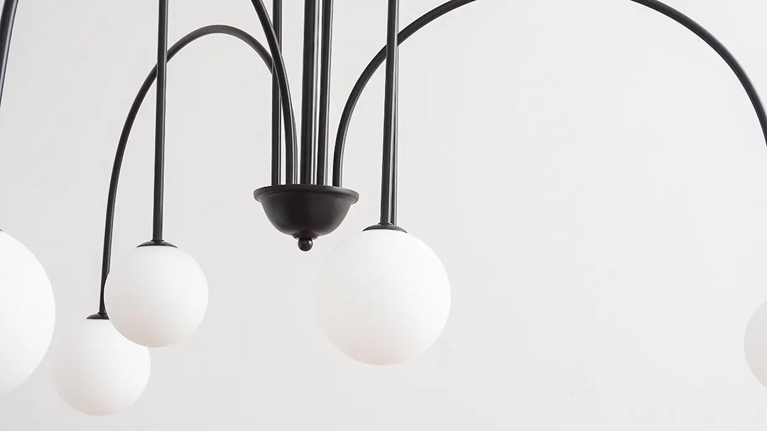 Modern Metal Glass Chandelier New 17
