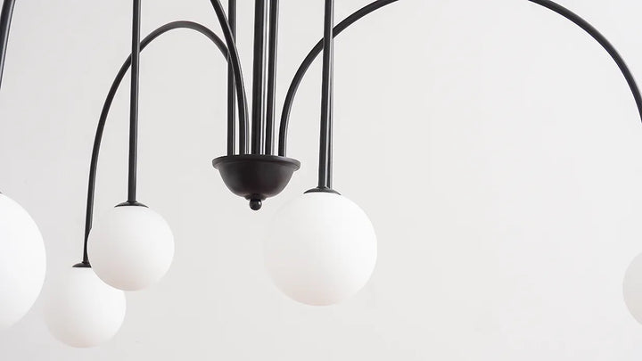 Modern Metal Glass Chandelier New 17
