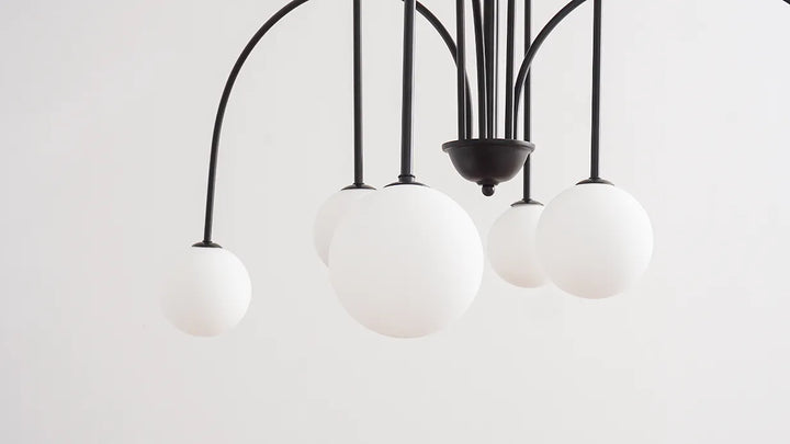 Modern Metal Glass Chandelier New 18