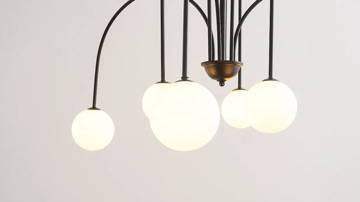 Modern Metal Glass Chandelier New 19