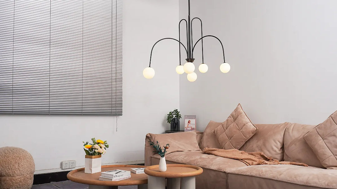 Modern Metal Glass Chandelier New 2