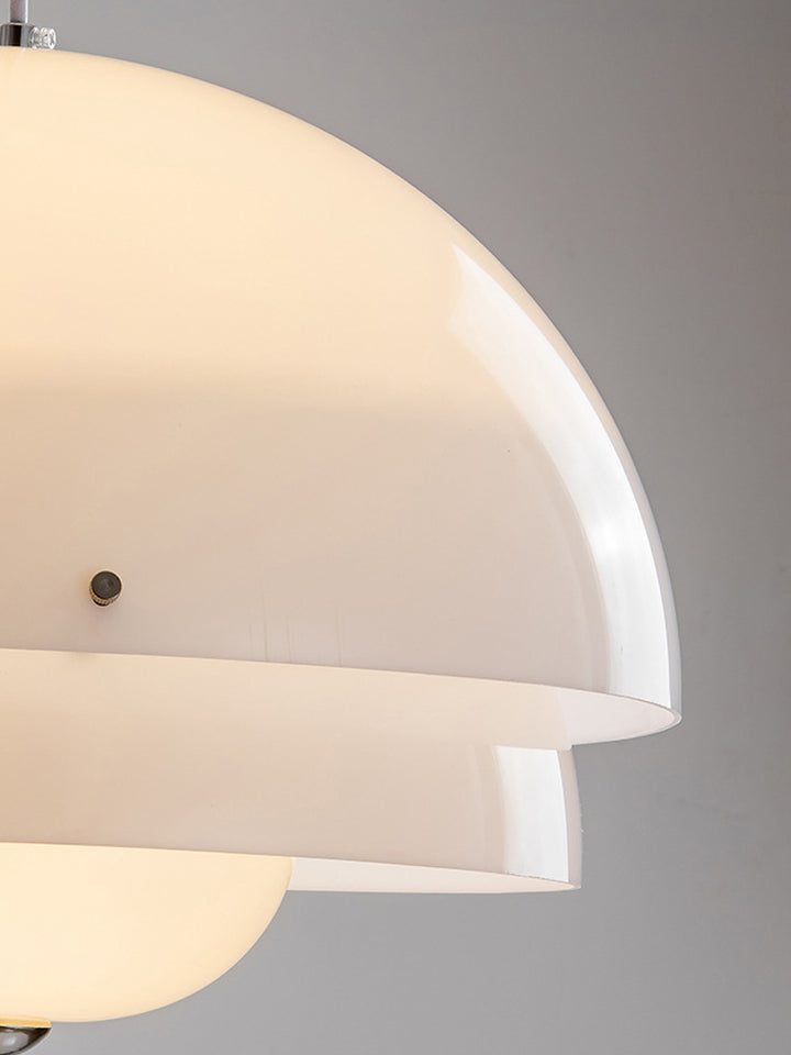 Modern Milk White Layer Pendant Lamp 3