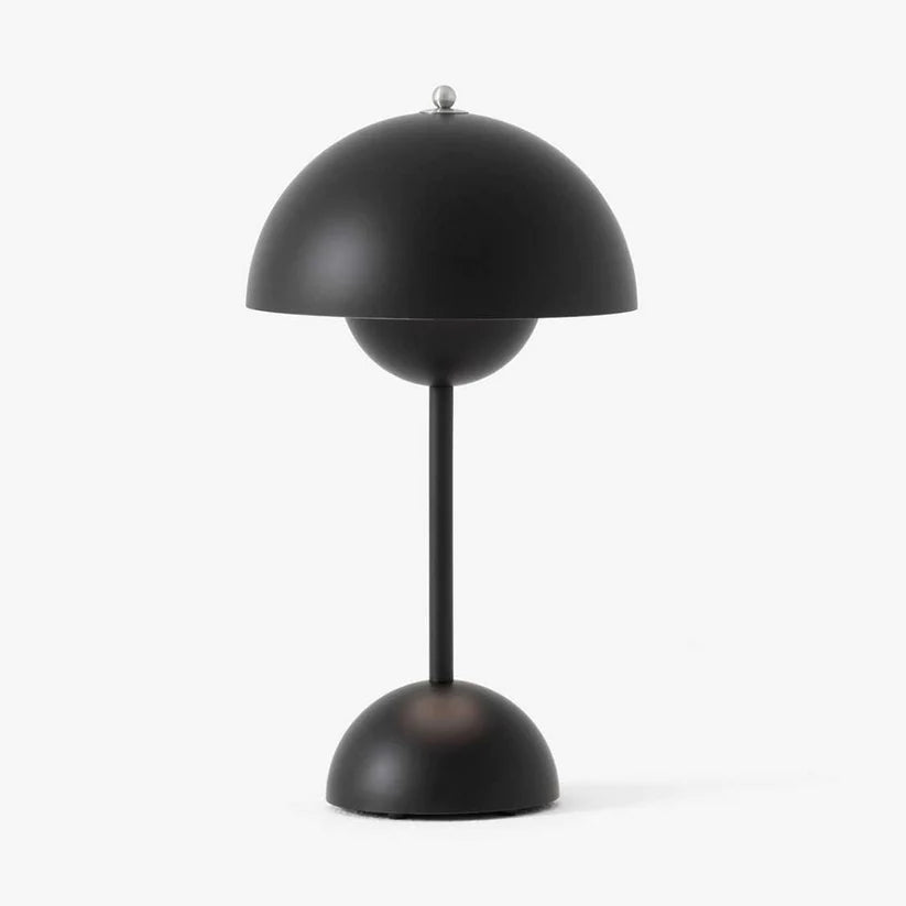 Modern Mushroom Table Lamp Black