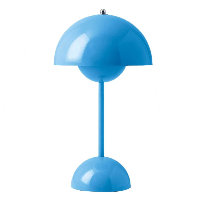 Modern Mushroom Table Lamp Blue