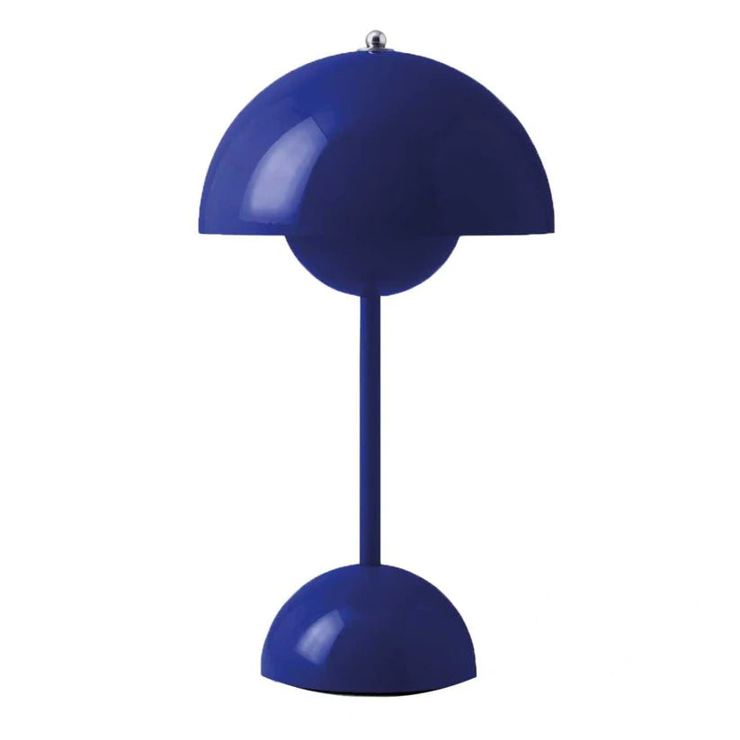 Modern Mushroom Table Lamp Klein blue