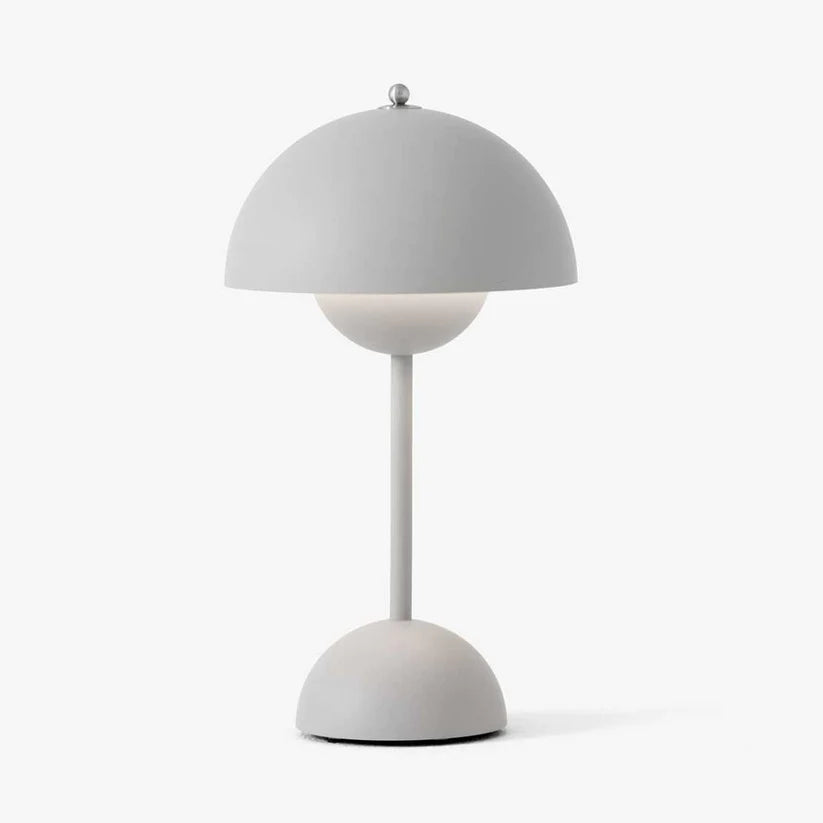 Modern Mushroom Table Lamp White