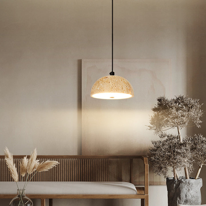 Modern Nordic Resin Pendant Lamp shows  a Japanese style