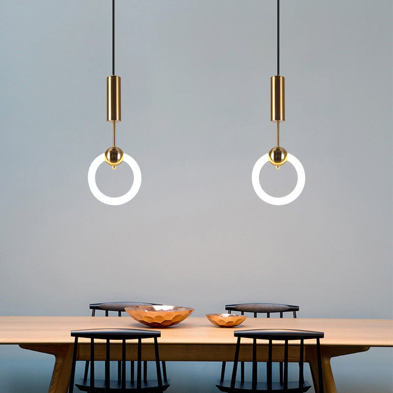 Modern Ring Chandelier is at home