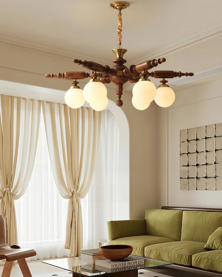 Modern Rotating Stick Chandelier 4