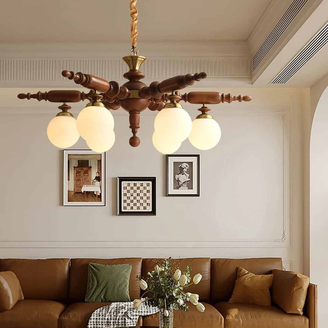 Modern Rotating Stick Chandelier 7