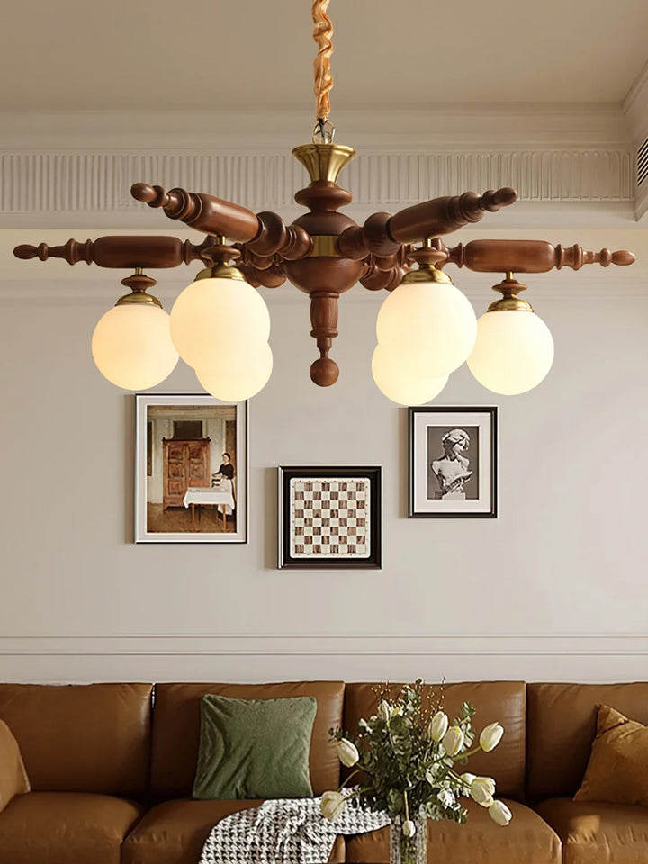 Modern Rotating Stick Chandelier 8