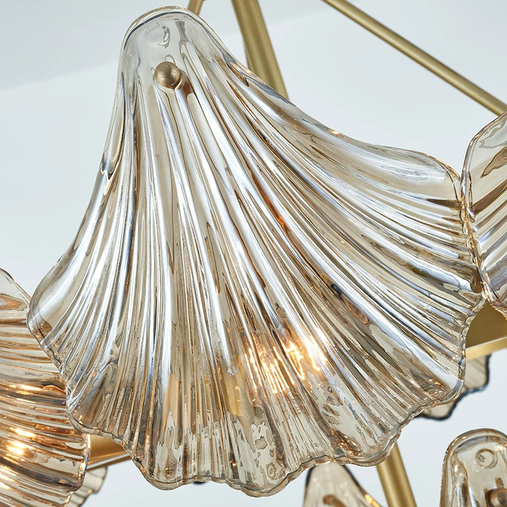 Modern Shell Glass Chandelier 1