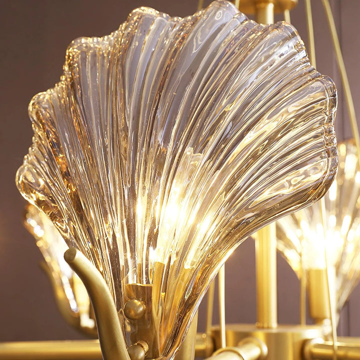 Modern Shell Glass Chandelier 14