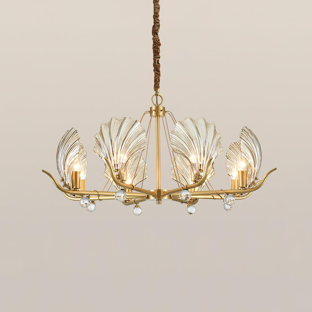 Modern Shell Glass Chandelier 19