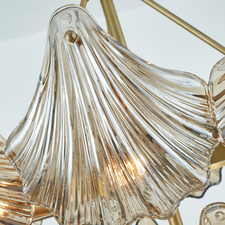 Modern Shell Glass Chandelier A_2