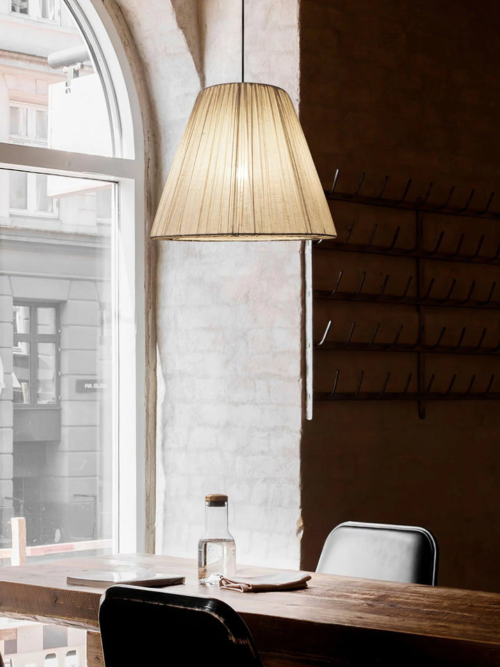 Modern Textile Taper Pendant Lamp 12