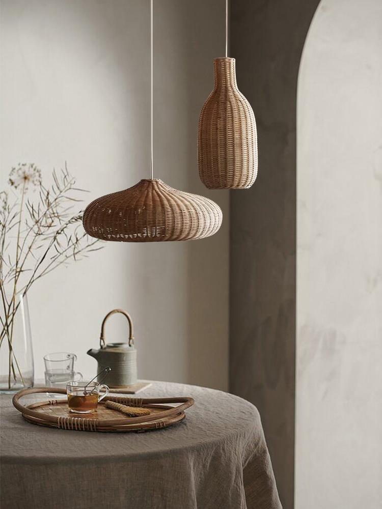 Modern Vintage Rattan Pendant Lamp 2