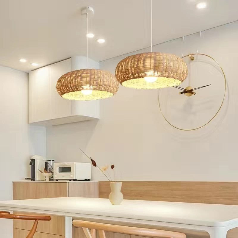 Modern Vintage Rattan Pendant Lamp 5