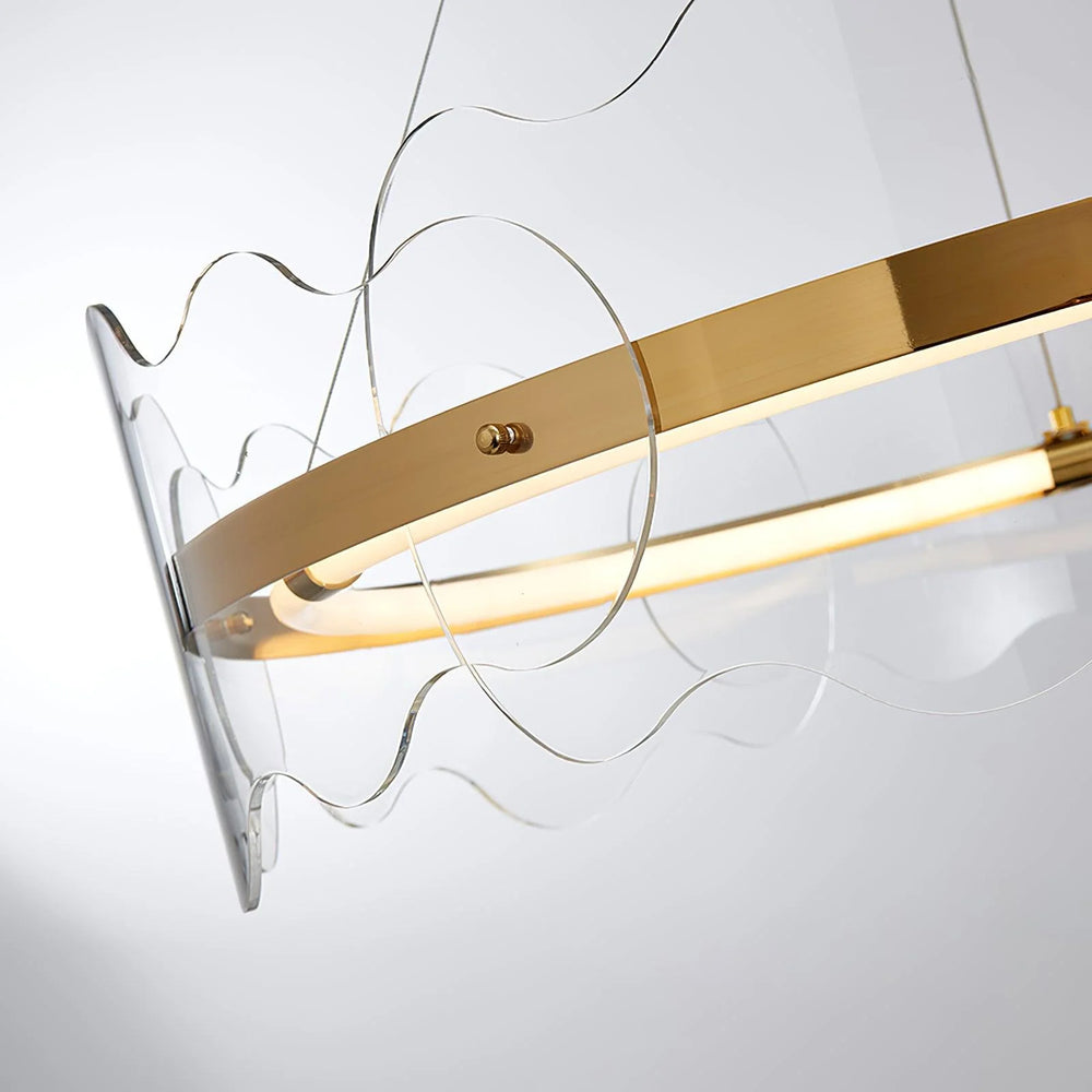 Modern Wave Chandelier – Dekoorlight