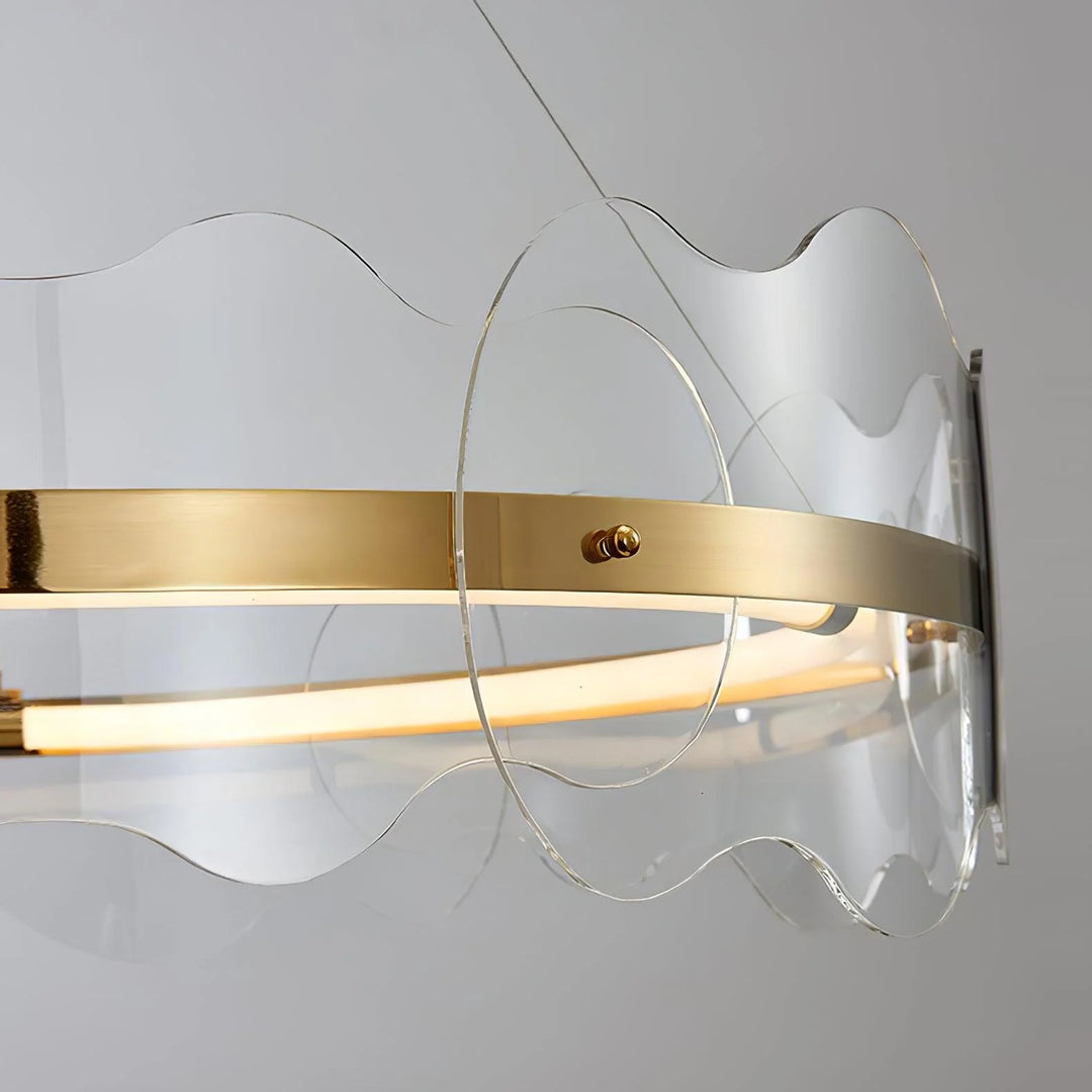 Modern Wave Chandelier – Dekoorlight