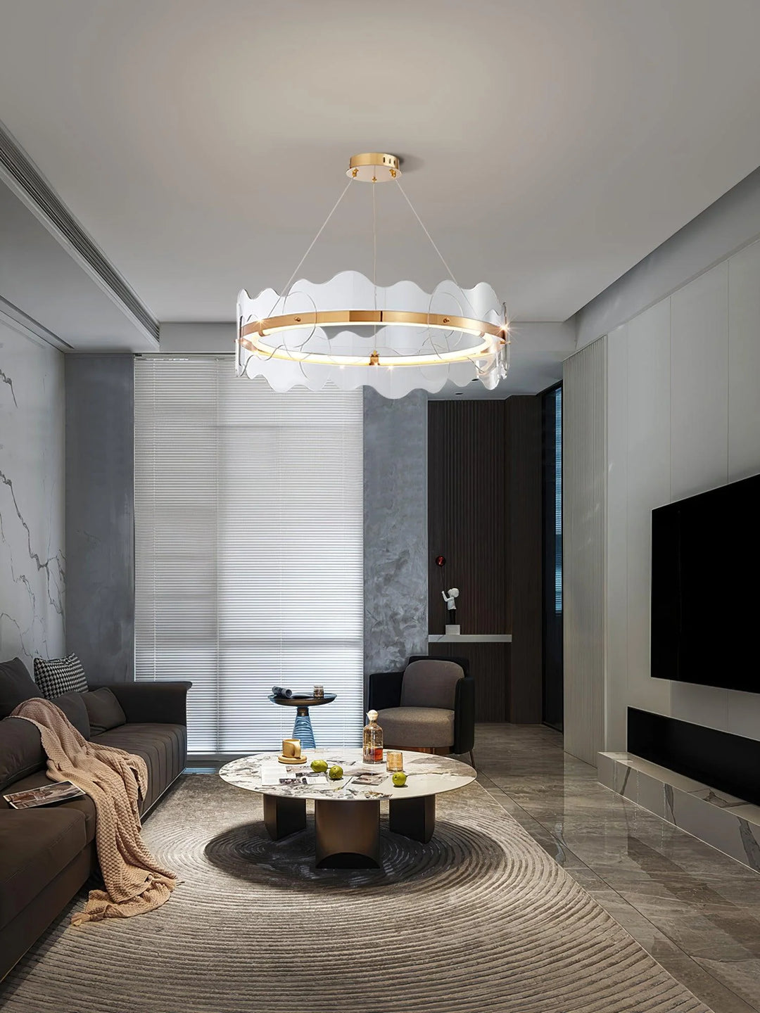 Modern Wave Chandelier – Dekoorlight
