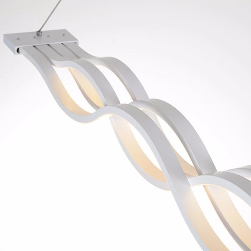 Modern Wave Pendant Light Fixture Detail Shotshot