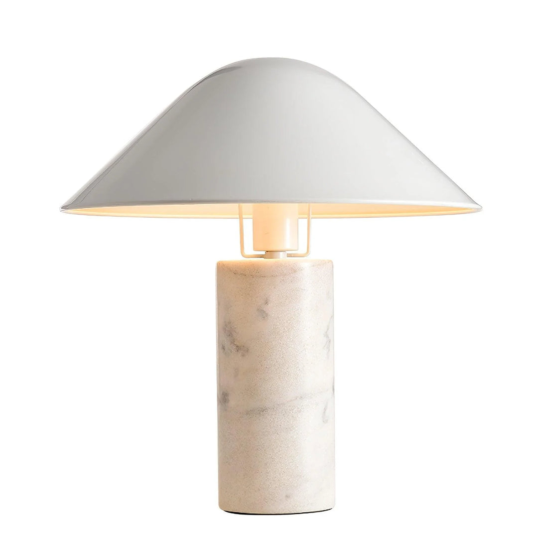 Modern White Flared Desk Lamp-23